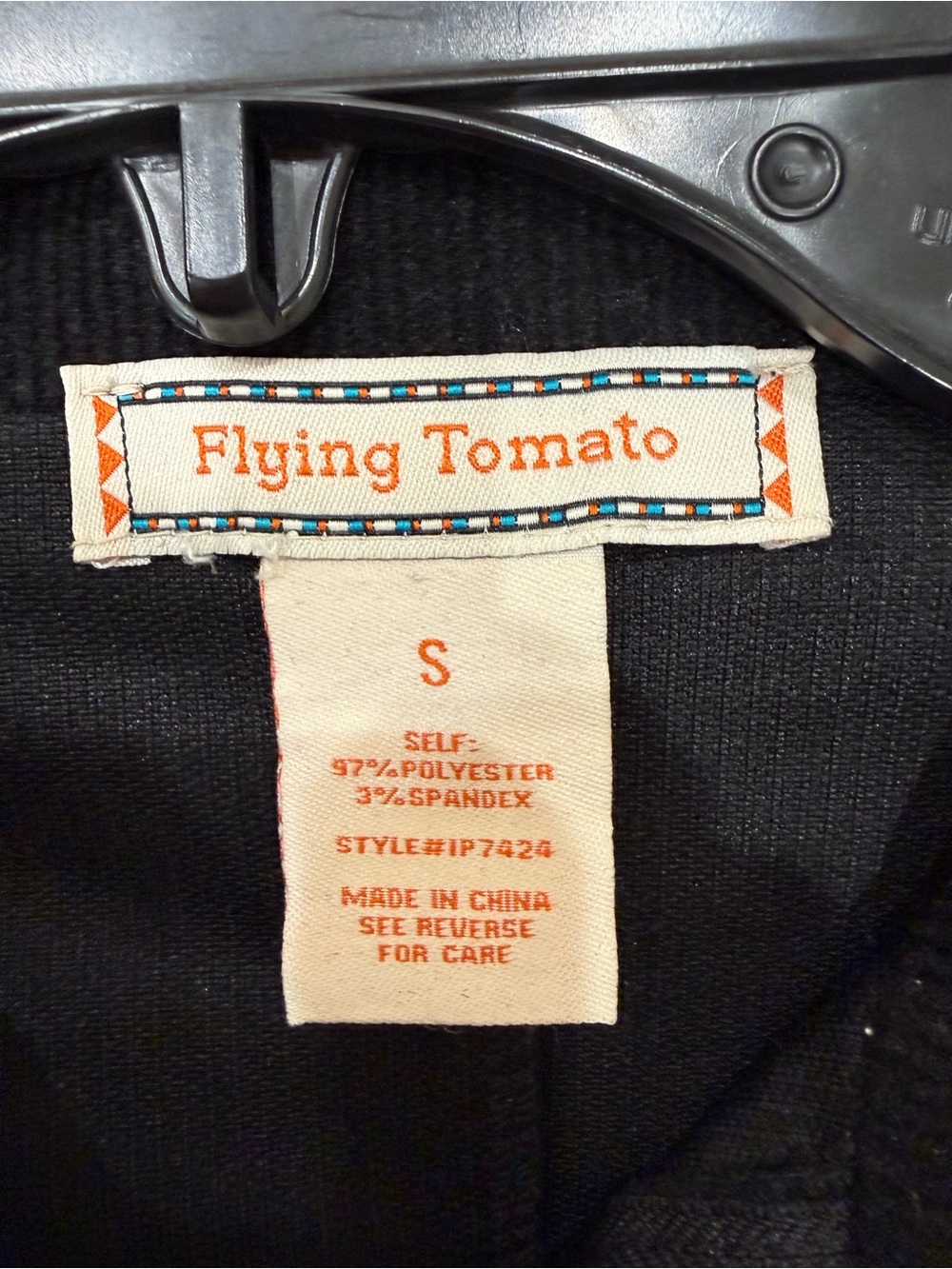 Flying Tomato Black Short-Sleeve Zip Flared Jumpsuit 70s Utility Hourglass - Picture 5 of 9